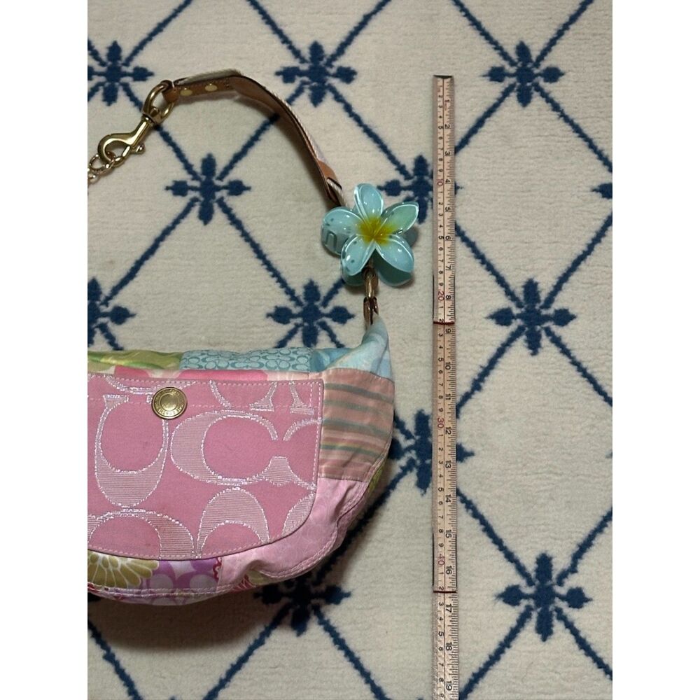 Coach Vintage Y2K Hampton Pastel Patchwork Hobo Shoulder Bag 2005 374 - Picture 10 of 10